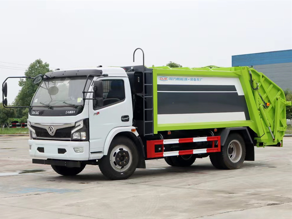 國六8方東風F7 壓縮垃圾車