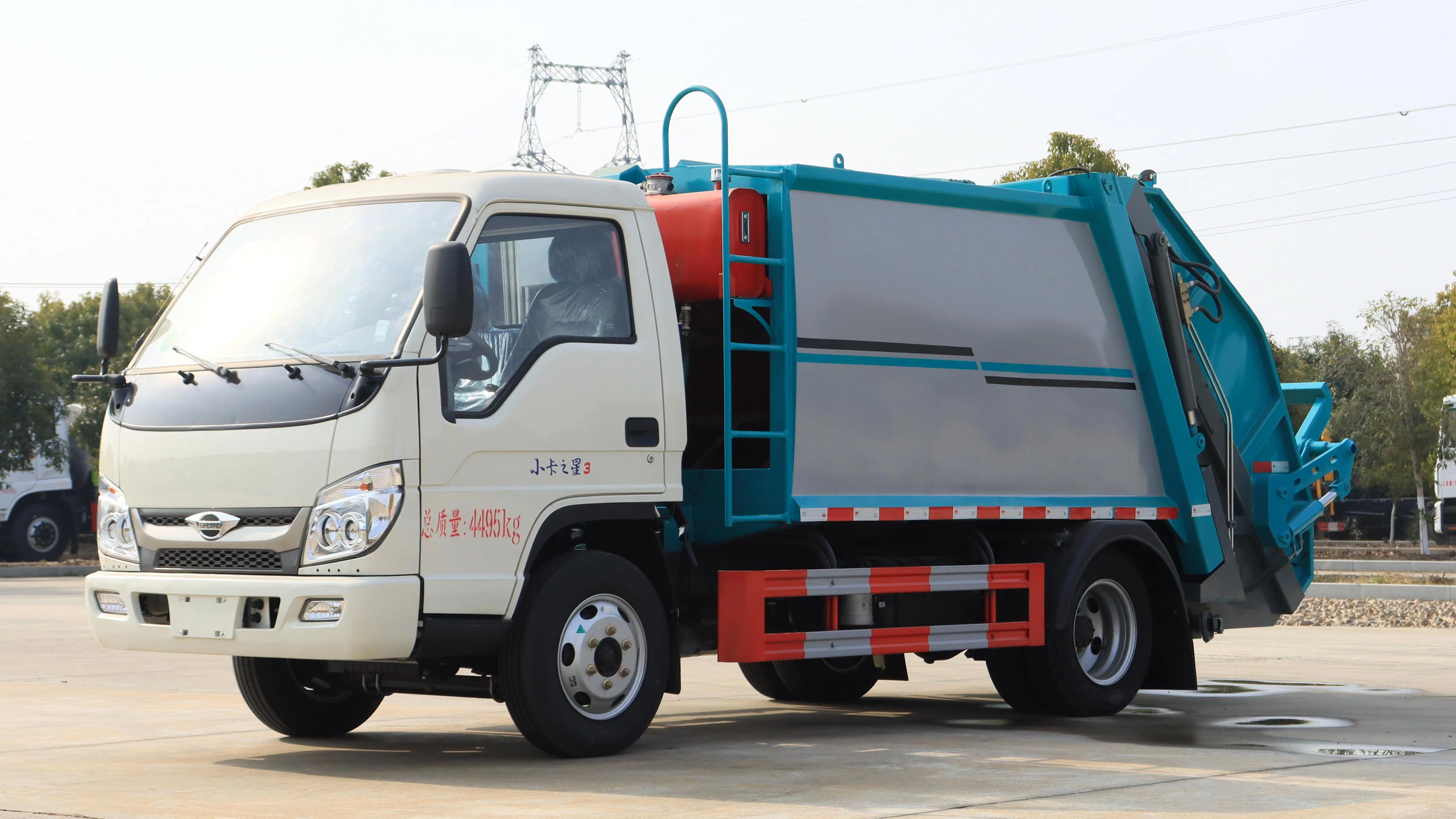 國六5.5立方 藍牌福田壓縮垃圾車