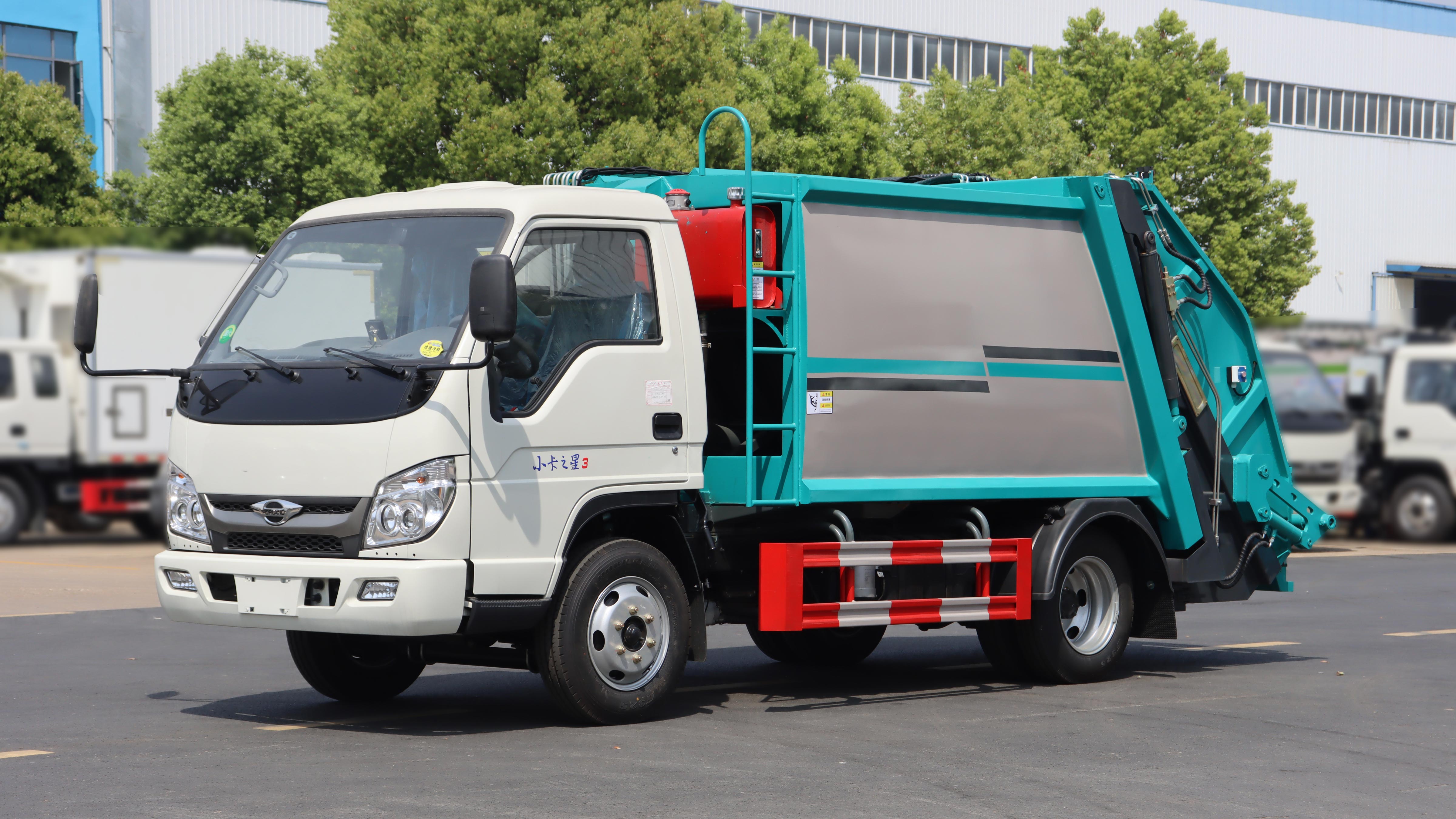 福田藍牌5.8方壓縮垃圾車
